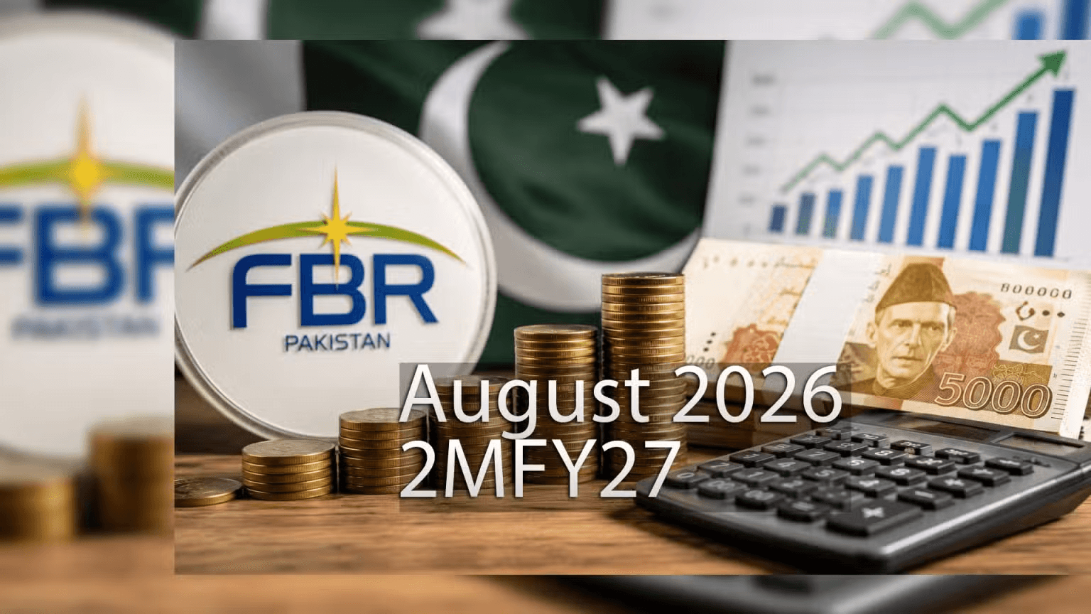 FBR Pakistan tax collection and digital finance illustration